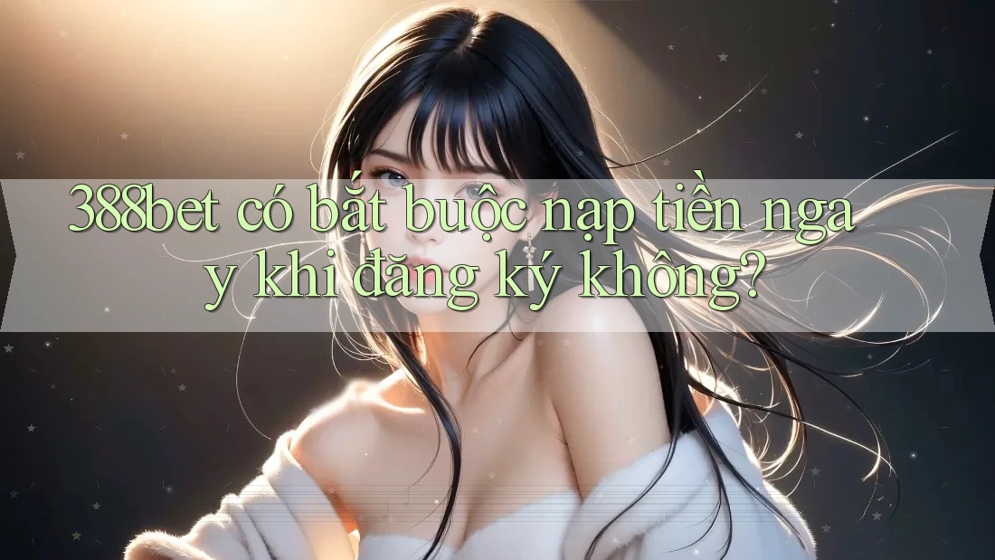 388bet có bắt buộc nạp tiền ngay khi đăng ký không?
