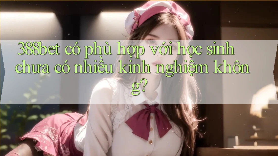 388bet có phù hợp với học sinh chưa có nhiều kinh nghiệm không? 388bet có phù hợp với học sinh chưa có nhiều kinh nghiệm không?