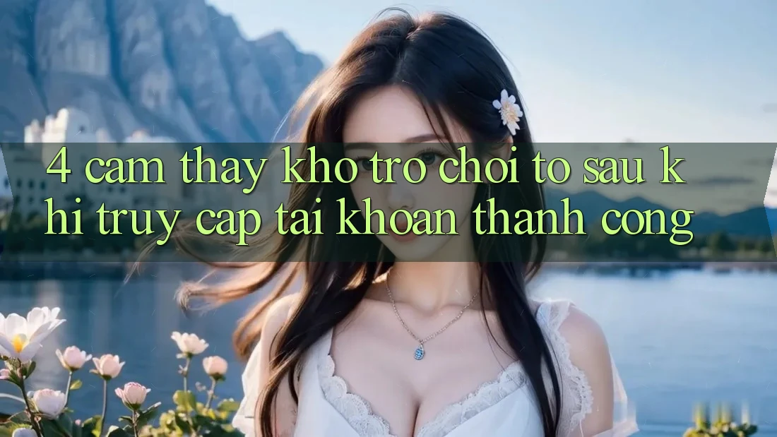 4. Cảm thấy Kho Trò chơi To Sau Khi Truy cập tài khoản Thành Công 4. Cảm thấy Kho Trò chơi To Sau Khi Truy cập tài khoản Thành Công