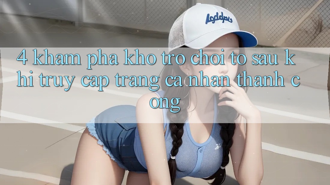 4. Khám Phá Kho Trò chơi To Sau Khi Truy cập trang cá nhân Thành Công