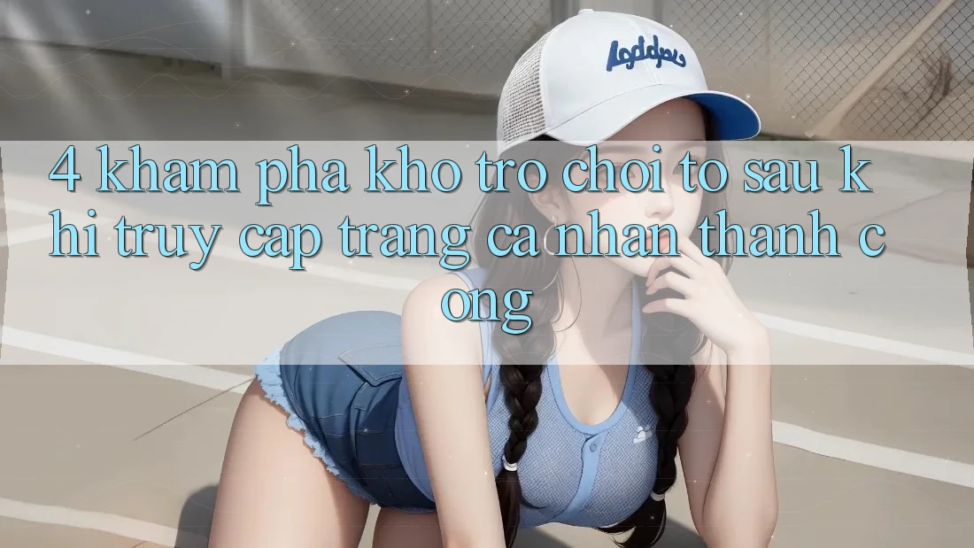 4. Khám Phá Kho Trò chơi To Sau Khi Truy cập trang cá nhân Thành Công