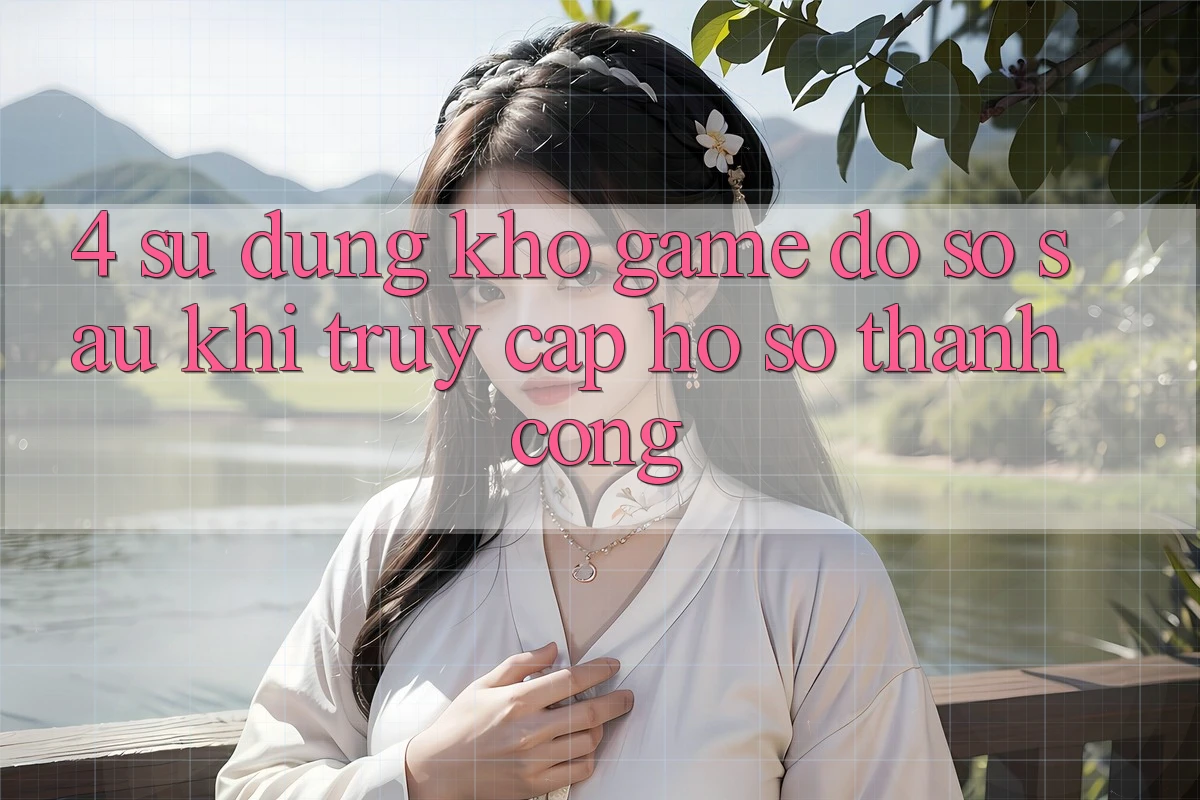 4. Sử dụng Kho Game Đồ Sộ Sau Khi Truy cập hồ sơ Thành Công