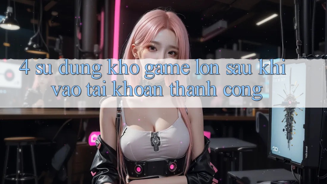 4. Sử dụng Kho Game Lớn Sau Khi Vào tài khoản Thành Công