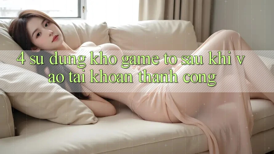 4. Sử dụng Kho Game To Sau Khi Vào tài khoản Thành Công 4. Sử dụng Kho Game To Sau Khi Vào tài khoản Thành Công