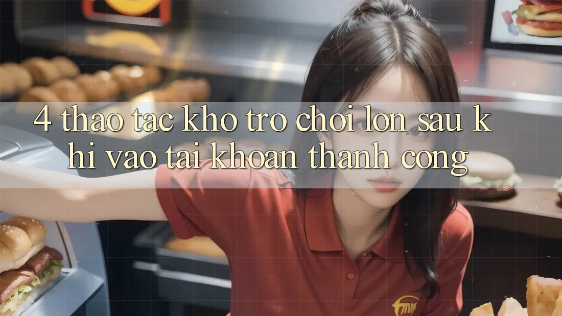 4. Thao tác Kho Trò chơi Lớn Sau Khi Vào tài khoản Thành Công 4. Thao tác Kho Trò chơi Lớn Sau Khi Vào tài khoản Thành Công