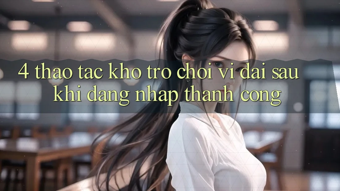4. Thao tác Kho Trò chơi Vĩ đại Sau Khi Đăng Nhập Thành Công