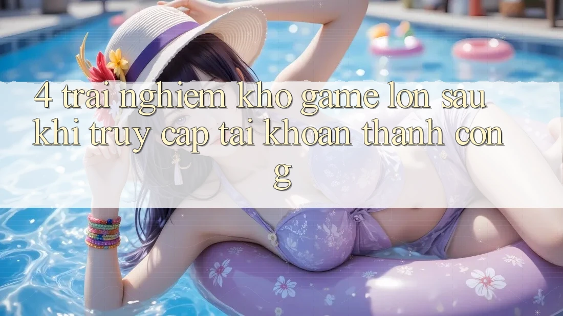 4. Trải nghiệm Kho Game Lớn Sau Khi Truy cập tài khoản Thành Công 4. Trải nghiệm Kho Game Lớn Sau Khi Truy cập tài khoản Thành Công