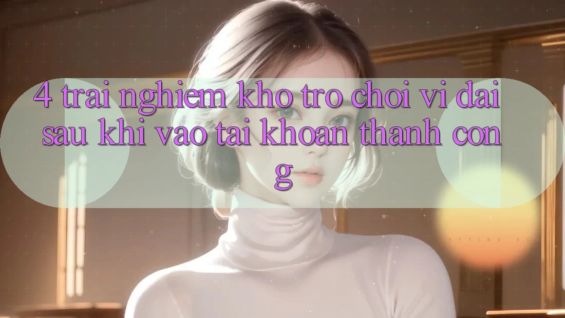 4. Trải nghiệm Kho Trò chơi Vĩ đại Sau Khi Vào tài khoản Thành Công 4. Trải nghiệm Kho Trò chơi Vĩ đại Sau Khi Vào tài khoản Thành Công