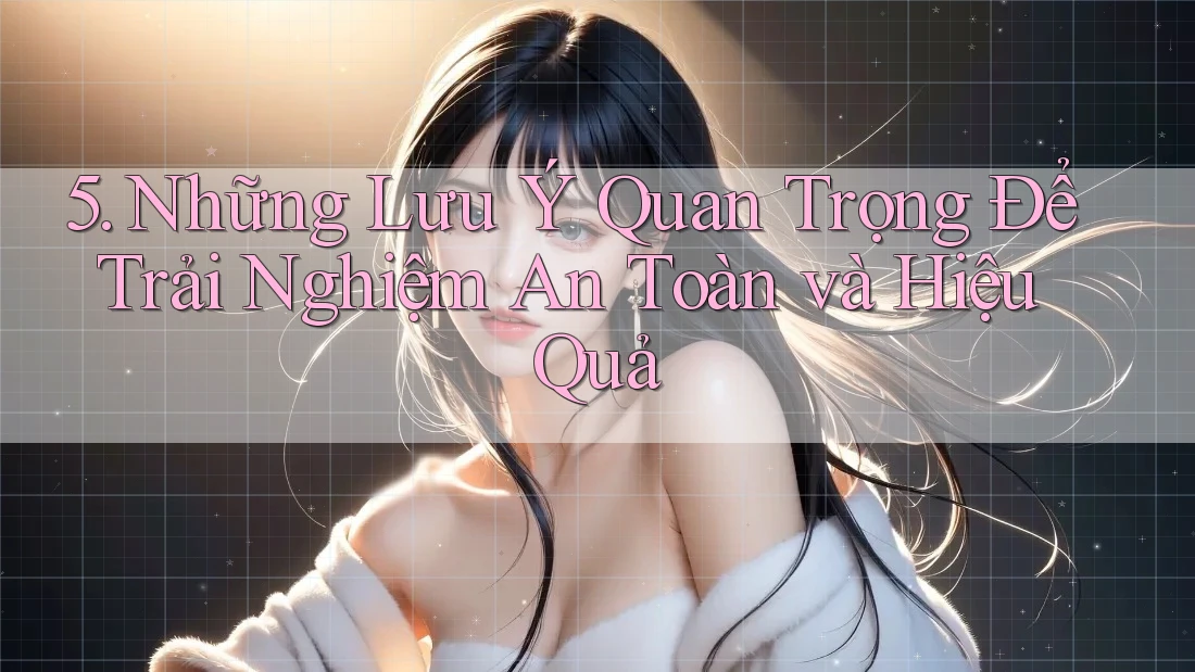 5. Những Lưu Ý Quan Trọng Để Trải Nghiệm An Toàn và Hiệu Quả