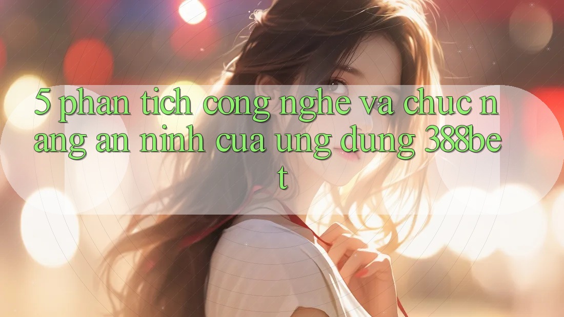 5. Phân Tích Công Nghệ Và Chức năng An ninh Của Ứng Dụng 388bet