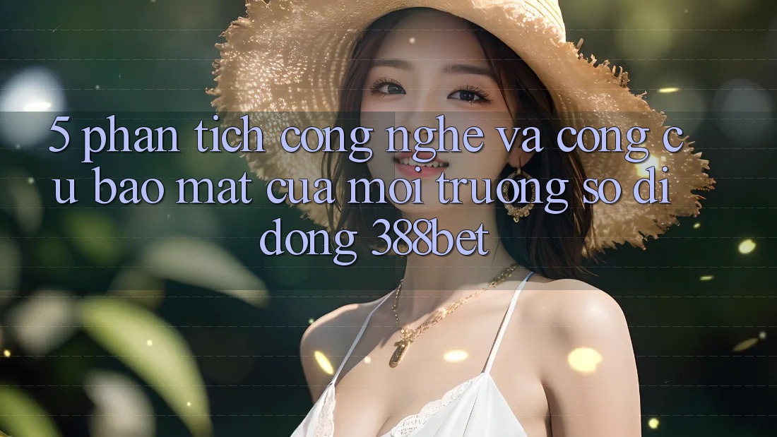 5. Phân Tích Công Nghệ Và Công cụ Bảo Mật Của Môi trường số di động 388bet