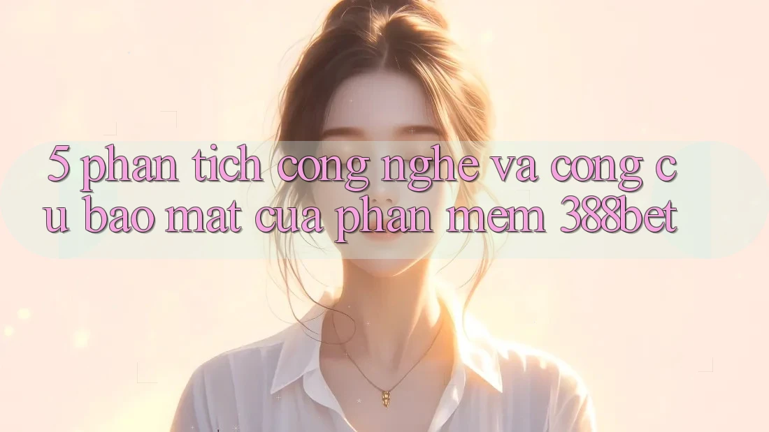 5. Phân Tích Công Nghệ Và Công cụ Bảo mật Của Phần mềm 388bet