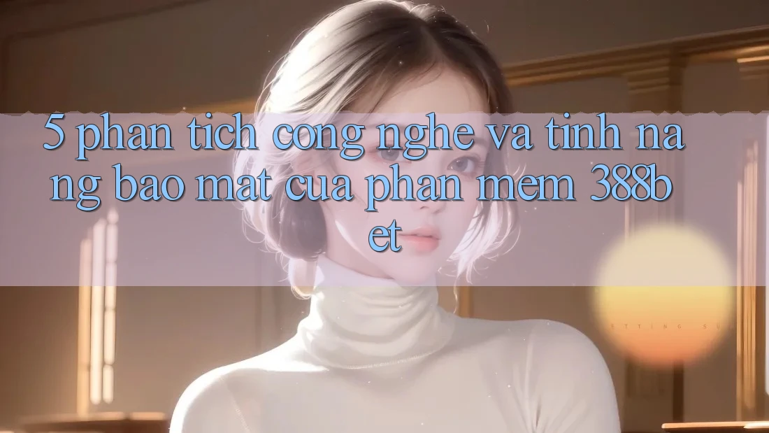 5. Phân Tích Công Nghệ Và Tính Năng Bảo Mật Của Phần mềm 388bet 5. Phân Tích Công Nghệ Và Tính Năng Bảo Mật Của Phần mềm 388bet