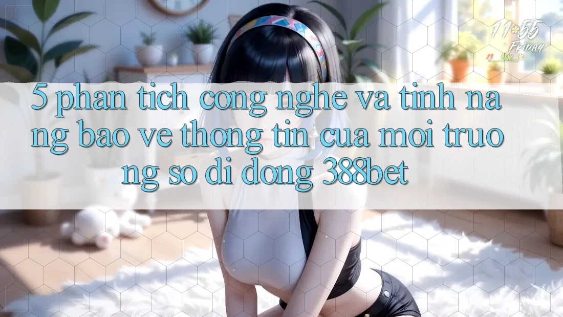 5. Phân Tích Công Nghệ Và Tính Năng Bảo vệ thông tin Của Môi trường số di động 388bet 5. Phân Tích Công Nghệ Và Tính Năng Bảo vệ thông tin Của Môi trường số di động 388bet