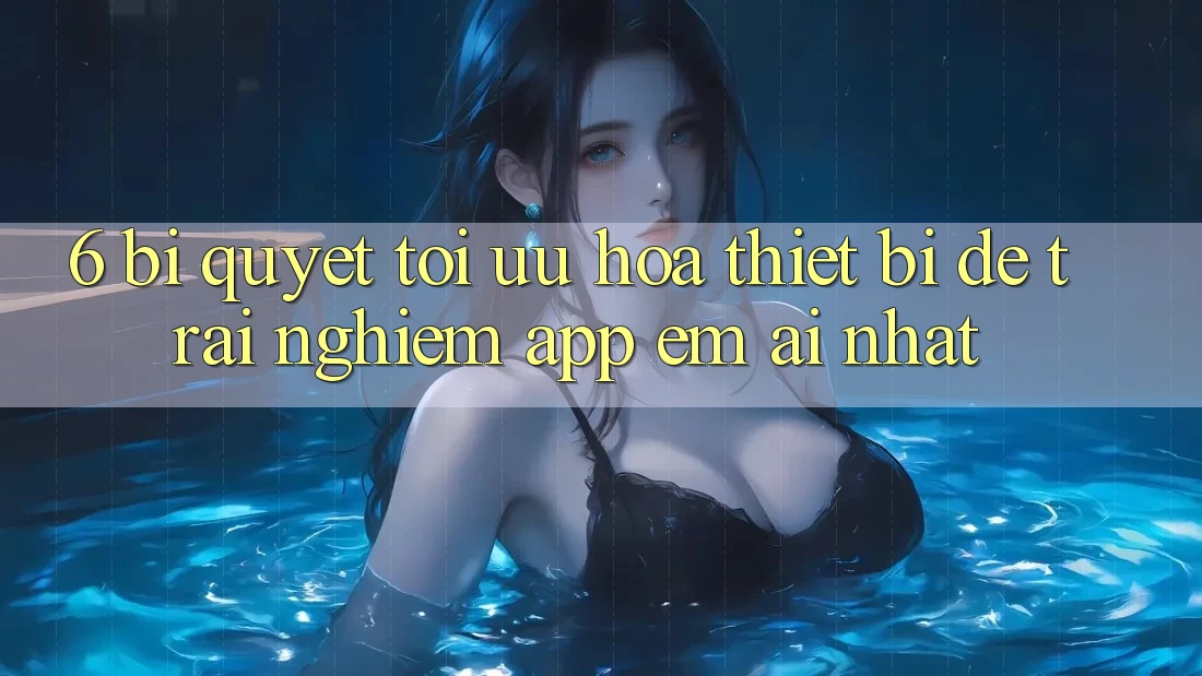 6. Bí quyết Tối Ưu Hóa Thiết Bị Để Trải Nghiệm App Êm ái Nhất 6. Bí quyết Tối Ưu Hóa Thiết Bị Để Trải Nghiệm App Êm ái Nhất