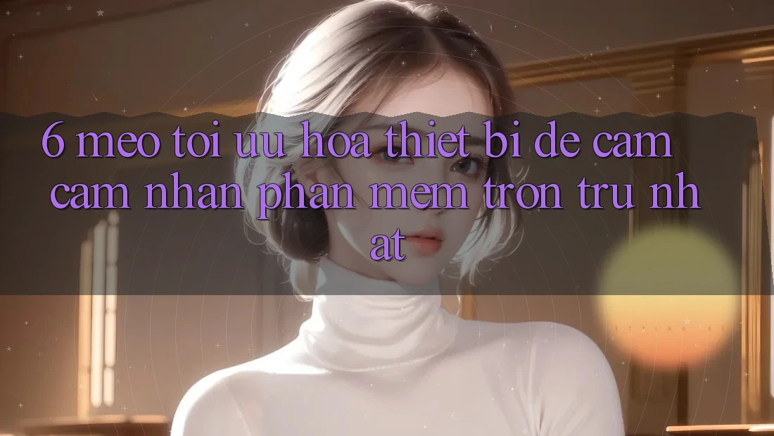 6. Mẹo Tối Ưu Hóa Thiết Bị Để Cảm cảm nhận Phần mềm Trơn tru Nhất