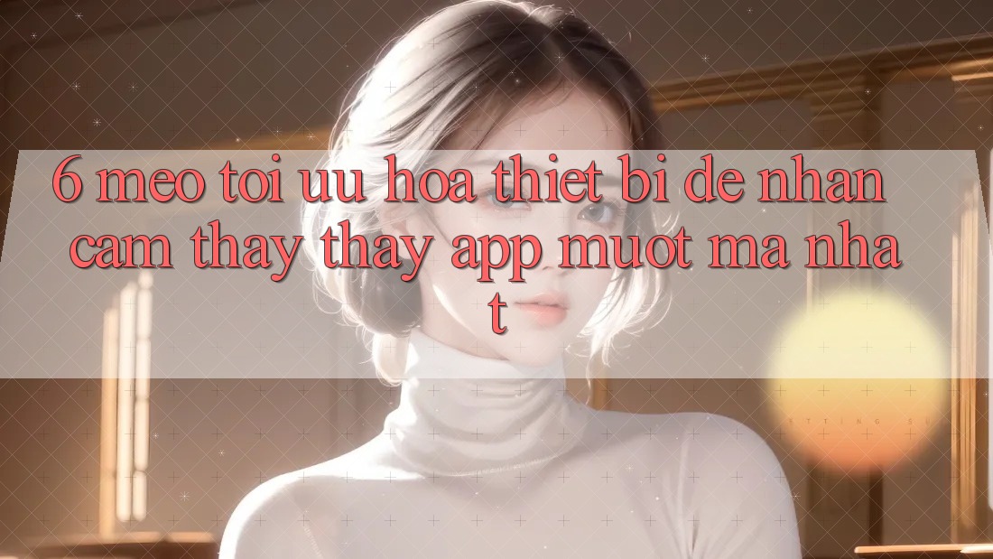 6. Mẹo Tối Ưu Hóa Thiết Bị Để Nhận cảm thấy thấy App Mượt Mà Nhất 6. Mẹo Tối Ưu Hóa Thiết Bị Để Nhận cảm thấy thấy App Mượt Mà Nhất