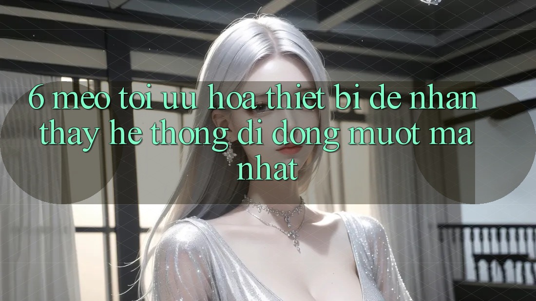 6. Mẹo Tối Ưu Hóa Thiết Bị Để Nhận thấy Hệ thống di động Mượt Mà Nhất 6. Mẹo Tối Ưu Hóa Thiết Bị Để Nhận thấy Hệ thống di động Mượt Mà Nhất