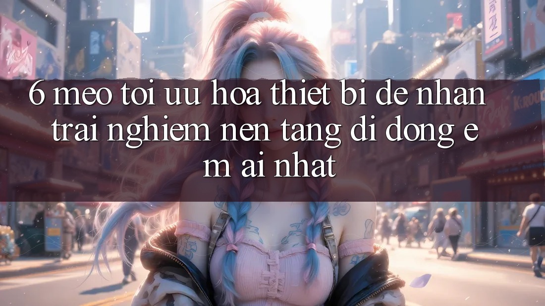 6. Mẹo Tối Ưu Hóa Thiết Bị Để Nhận trải nghiệm Nền tảng di động Êm ái Nhất