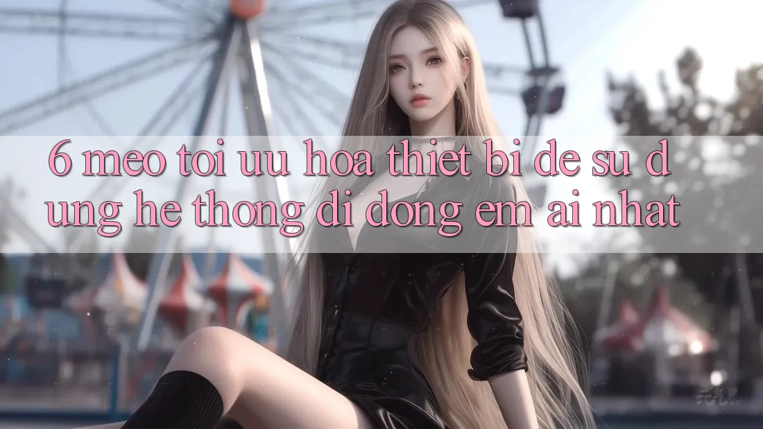 6. Mẹo Tối Ưu Hóa Thiết Bị Để Sử dụng Hệ thống di động Êm ái Nhất 6. Mẹo Tối Ưu Hóa Thiết Bị Để Sử dụng Hệ thống di động Êm ái Nhất