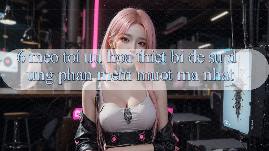6. Mẹo Tối Ưu Hóa Thiết Bị Để Sử dụng Phần mềm Mượt Mà Nhất