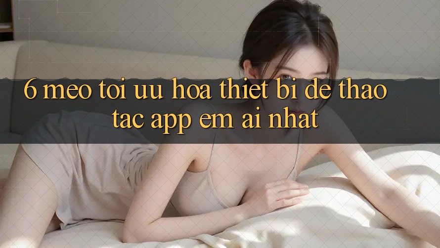 6. Mẹo Tối Ưu Hóa Thiết Bị Để Thao tác App Êm ái Nhất 6. Mẹo Tối Ưu Hóa Thiết Bị Để Thao tác App Êm ái Nhất