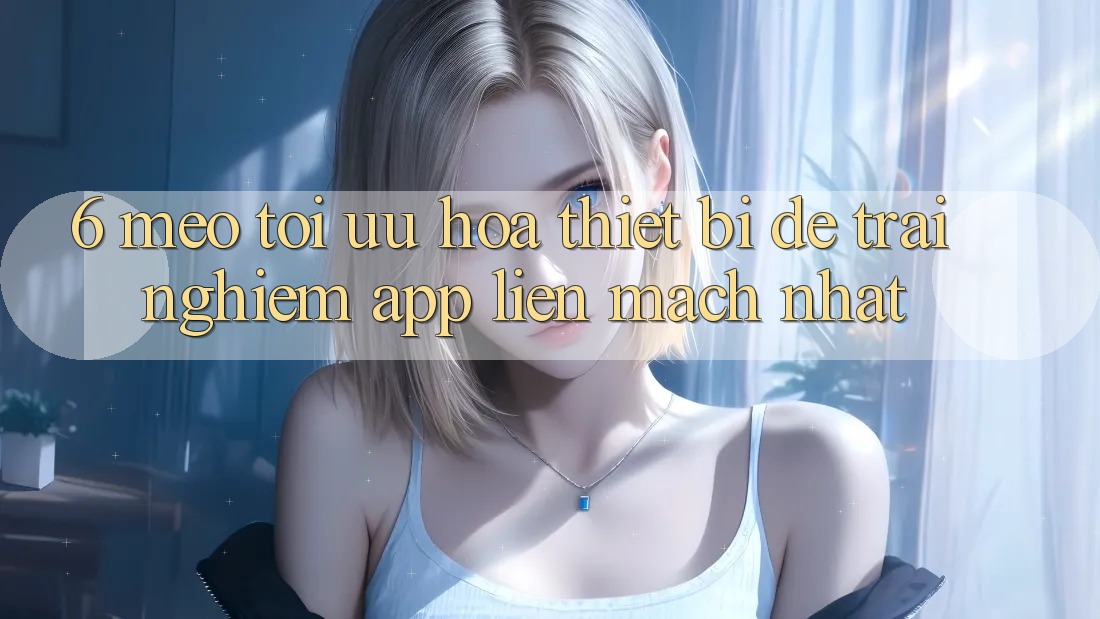 6. Mẹo Tối Ưu Hóa Thiết Bị Để Trải Nghiệm App Liền mạch Nhất