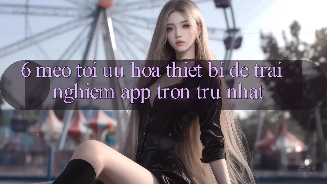 6. Mẹo Tối Ưu Hóa Thiết Bị Để Trải Nghiệm App Trơn tru Nhất