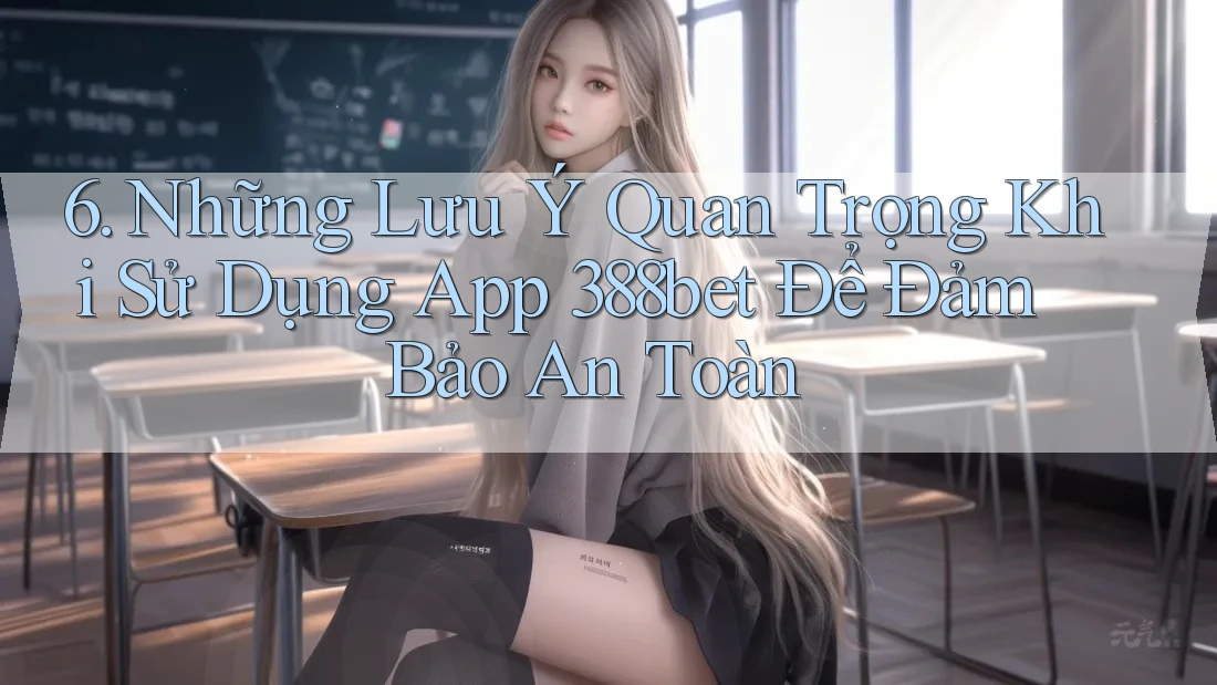 6. Những Lưu Ý Quan Trọng Khi Sử Dụng App 388bet Để Đảm Bảo An Toàn