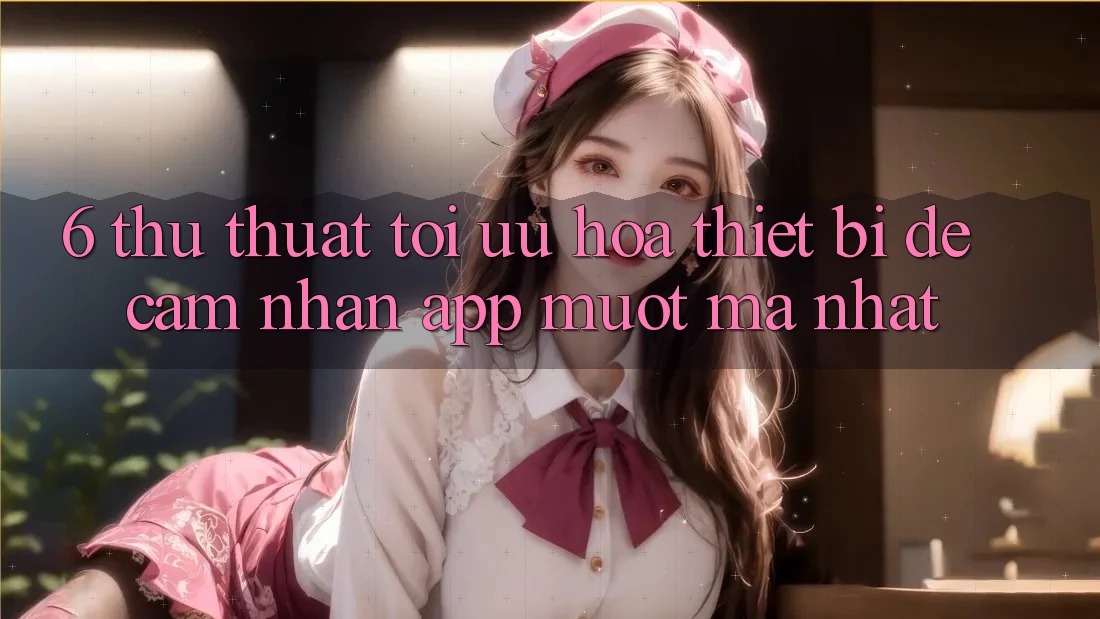 6. Thủ thuật Tối Ưu Hóa Thiết Bị Để Cảm nhận App Mượt Mà Nhất 6. Thủ thuật Tối Ưu Hóa Thiết Bị Để Cảm nhận App Mượt Mà Nhất