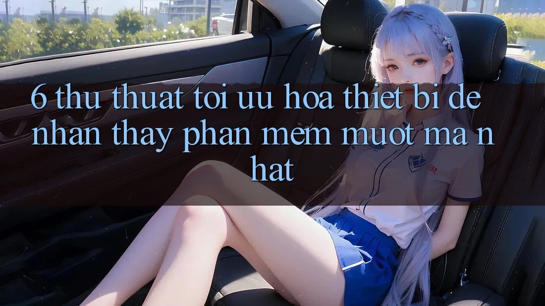 6. Thủ thuật Tối Ưu Hóa Thiết Bị Để Nhận thấy Phần mềm Mượt Mà Nhất