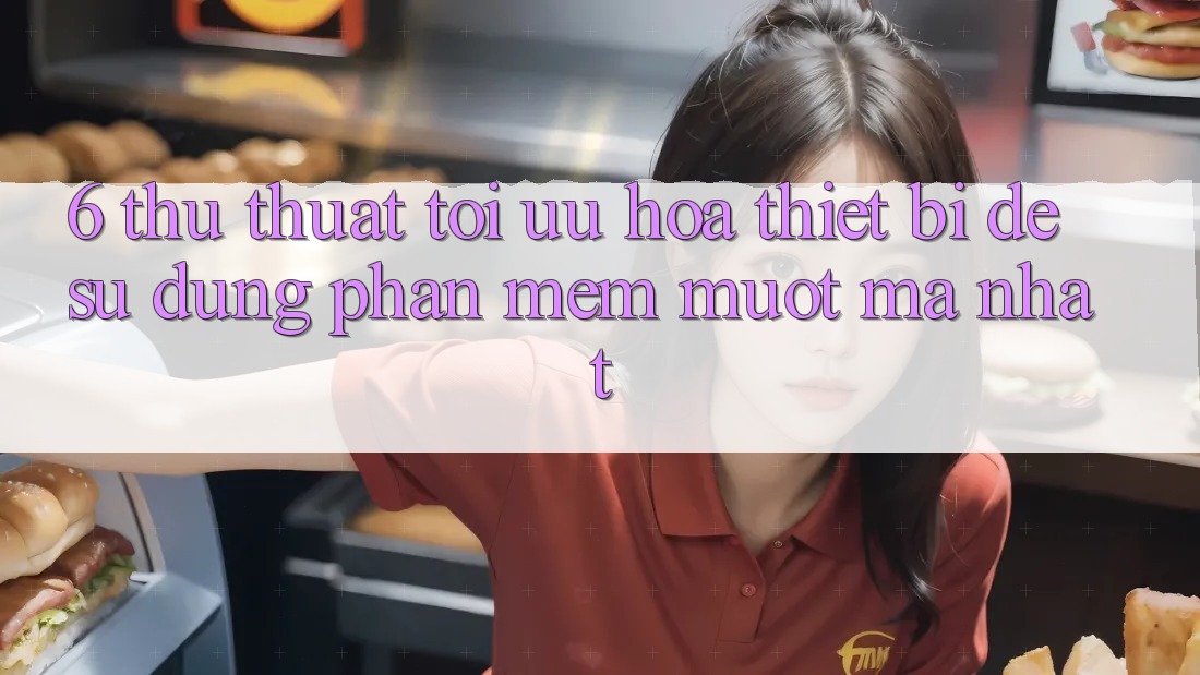 6. Thủ thuật Tối Ưu Hóa Thiết Bị Để Sử dụng Phần mềm Mượt mà Nhất 6. Thủ thuật Tối Ưu Hóa Thiết Bị Để Sử dụng Phần mềm Mượt mà Nhất