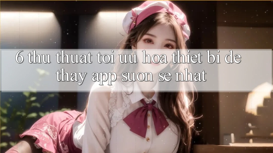 6. Thủ thuật Tối Ưu Hóa Thiết Bị Để Thấy App Suôn sẻ Nhất 6. Thủ thuật Tối Ưu Hóa Thiết Bị Để Thấy App Suôn sẻ Nhất