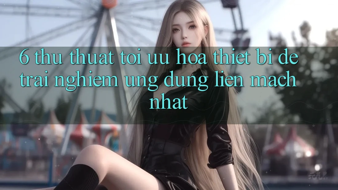 6. Thủ thuật Tối Ưu Hóa Thiết Bị Để Trải Nghiệm Ứng dụng Liền mạch Nhất