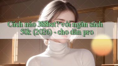 Cách nào 388bet với ngân sách 50k (2026)   cho dân pro
