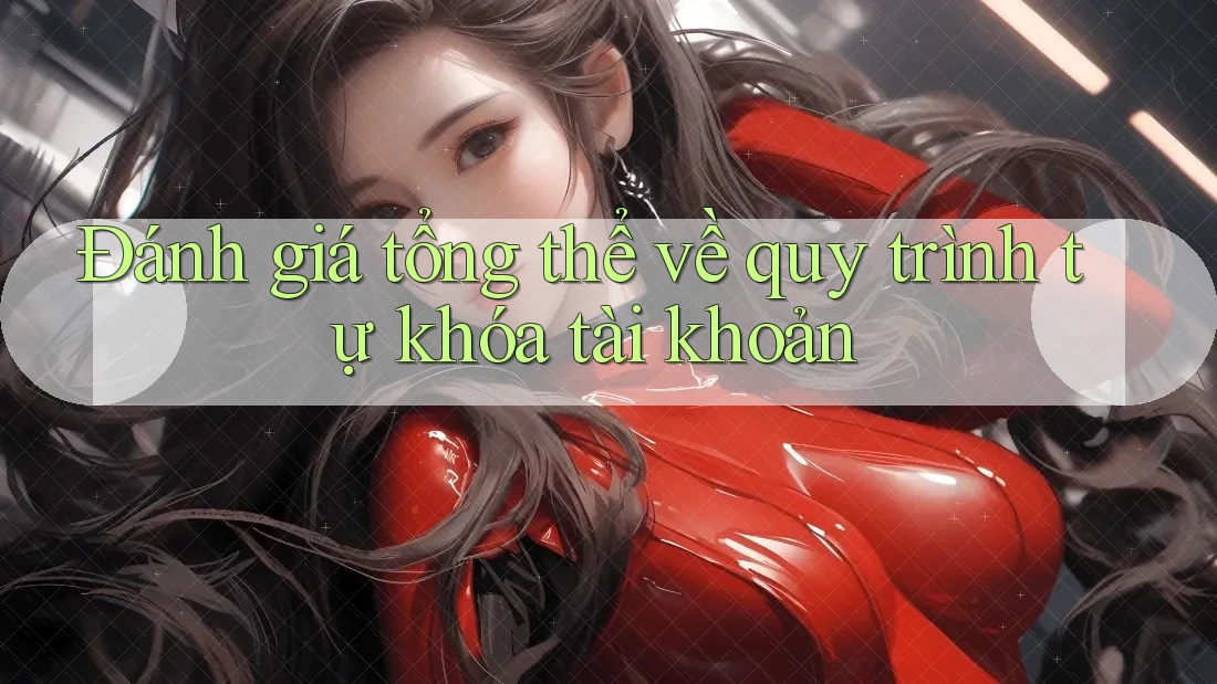 Đánh giá tổng thể về quy trình tự khóa tài khoản Đánh giá tổng thể về quy trình tự khóa tài khoản