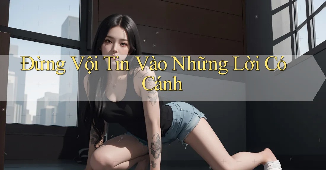 Đừng Vội Tin Vào Những Lời Có Cánh Đừng Vội Tin Vào Những Lời Có Cánh