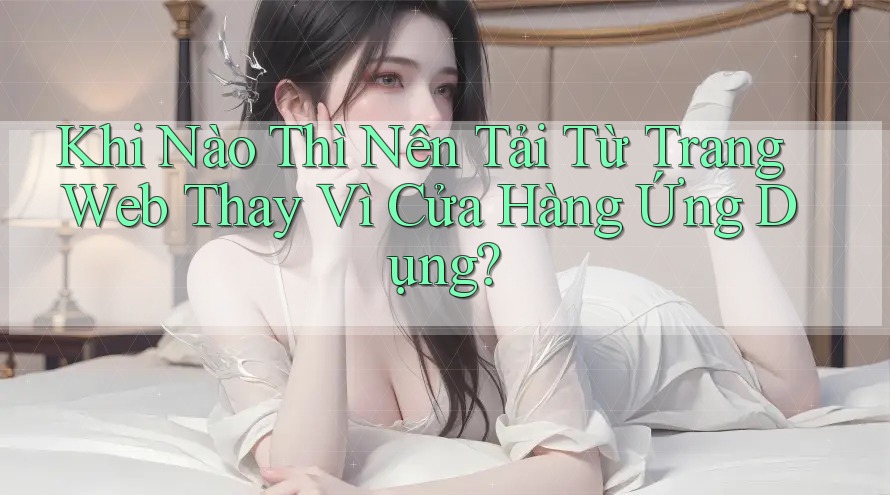Khi Nào Thì Nên Tải Từ Trang Web Thay Vì Cửa Hàng Ứng Dụng? Khi Nào Thì Nên Tải Từ Trang Web Thay Vì Cửa Hàng Ứng Dụng?
