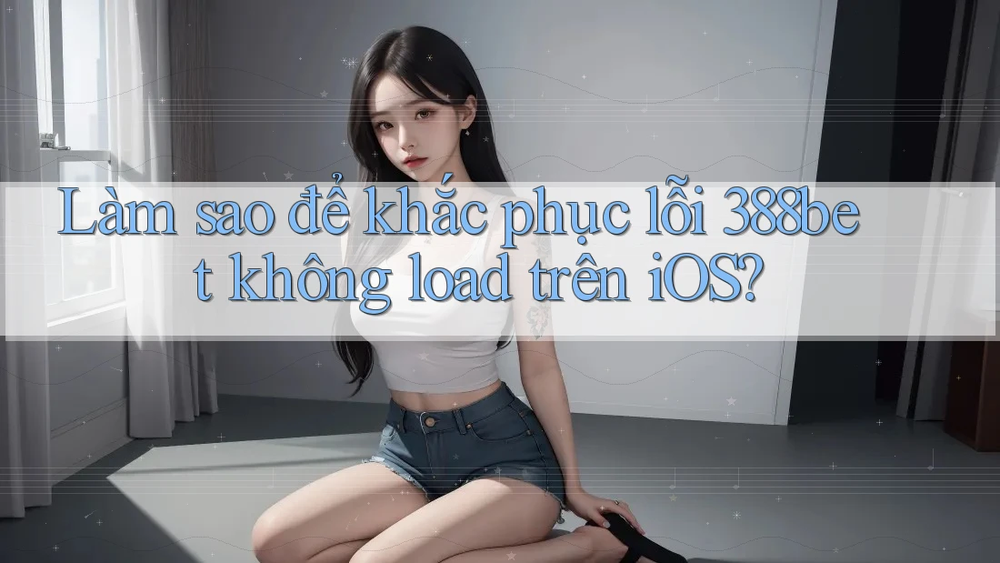 Làm sao để khắc phục lỗi 388bet không load trên iOS?