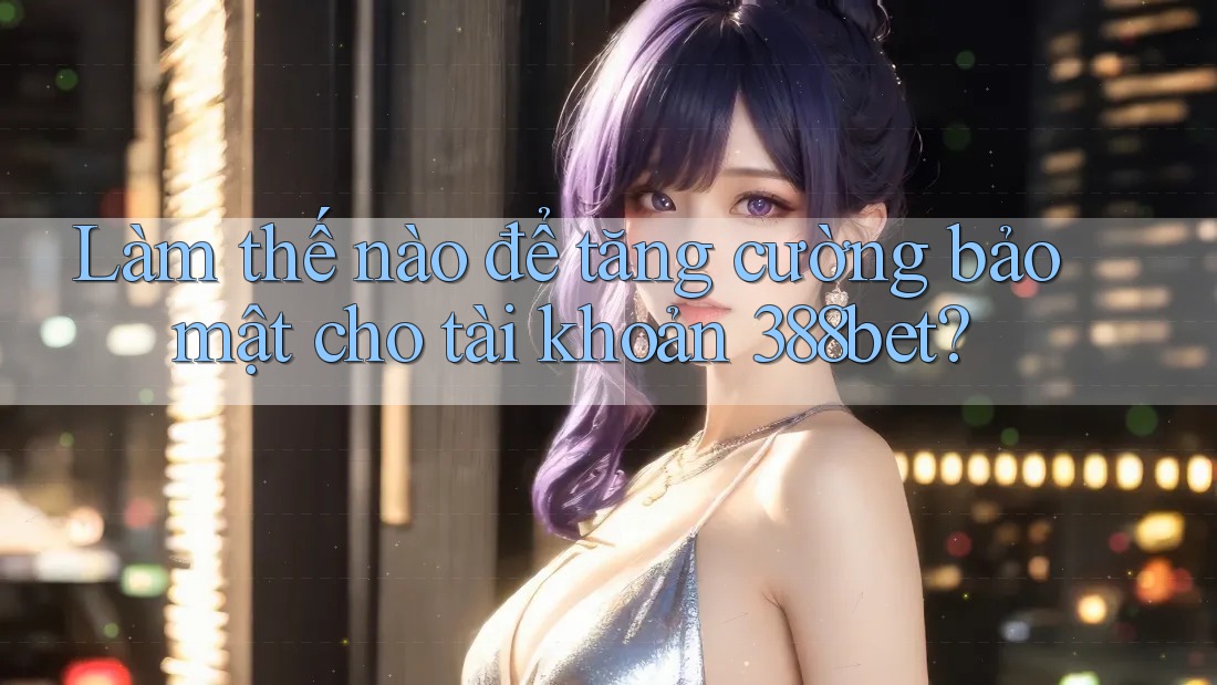 Làm thế nào để tăng cường bảo mật cho tài khoản 388bet?