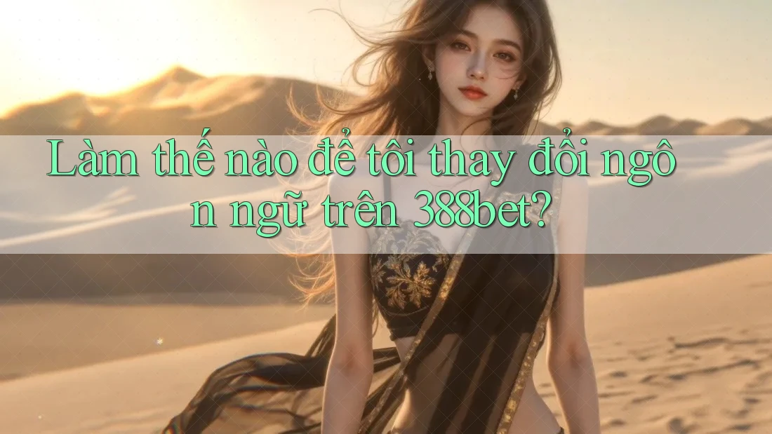 Làm thế nào để tôi thay đổi ngôn ngữ trên 388bet?
