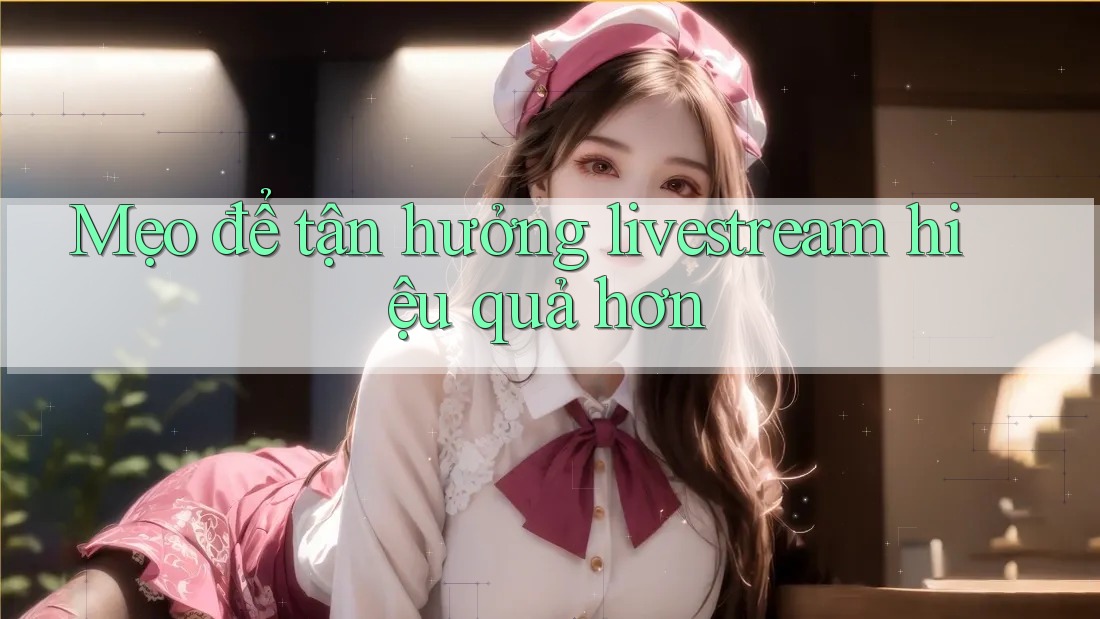 Mẹo để tận hưởng livestream hiệu quả hơn Mẹo để tận hưởng livestream hiệu quả hơn