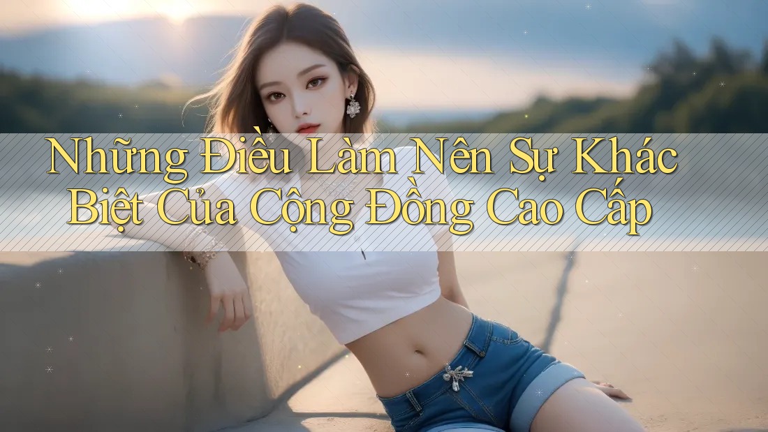 Những Điều Làm Nên Sự Khác Biệt Của Cộng Đồng Cao Cấp