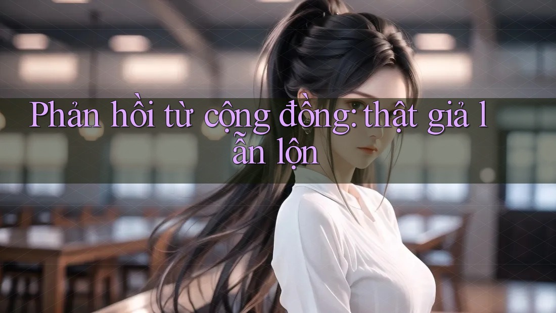 Phản hồi từ cộng đồng: Thật giả lẫn lộn
