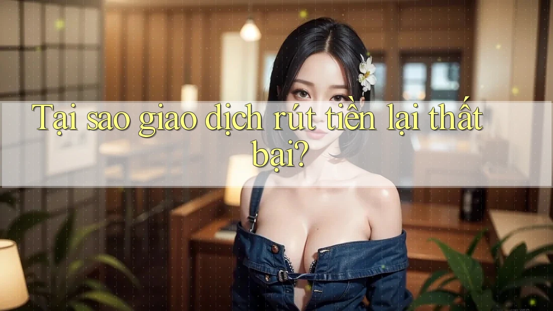 Tại sao giao dịch rút tiền lại thất bại?