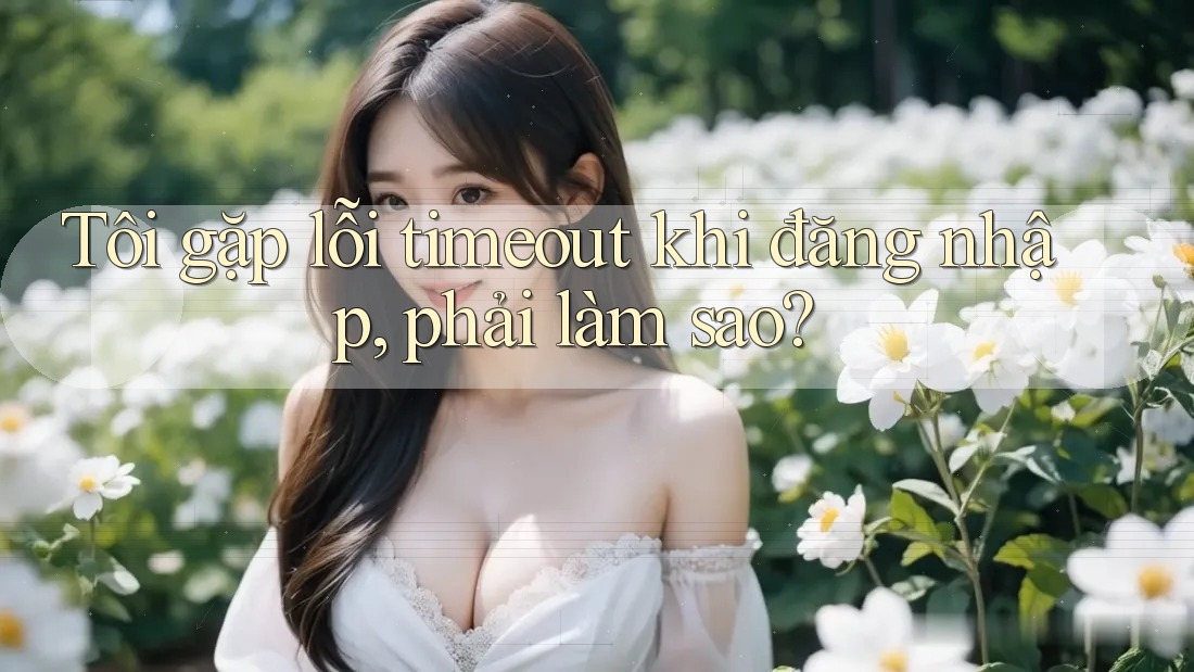 Tôi gặp lỗi timeout khi đăng nhập, phải làm sao? Tôi gặp lỗi timeout khi đăng nhập, phải làm sao?