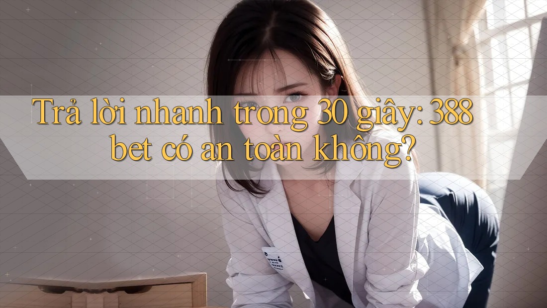 Trả lời nhanh trong 30 giây: 388bet có an toàn không?