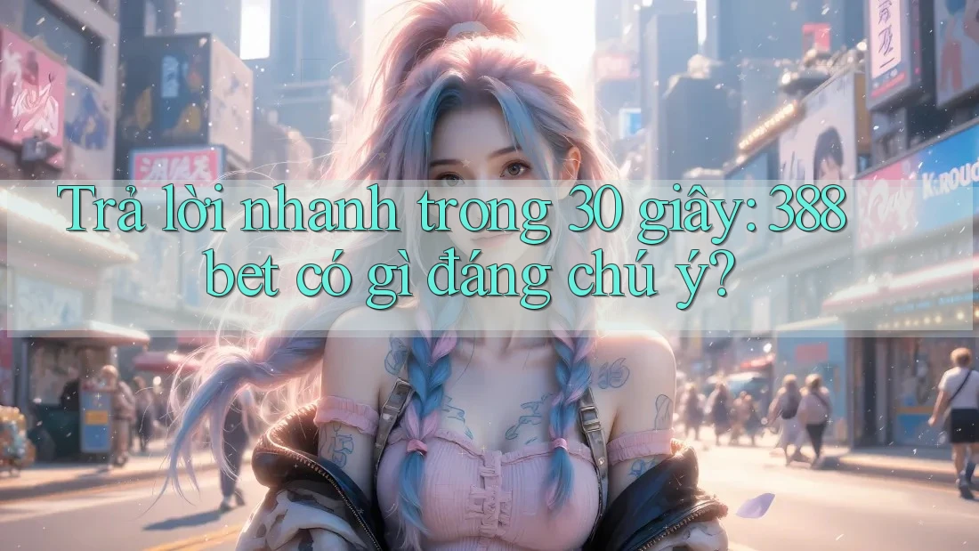 Trả lời nhanh trong 30 giây: 388bet có gì đáng chú ý? Trả lời nhanh trong 30 giây: 388bet có gì đáng chú ý?